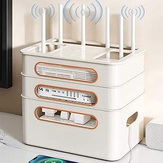 Boîte de rangement de routeur sans fil pour cordon multiprise, boîte de gestion de câbles multifonctionnelle pour routeur wifi et kit de prise (3 couches, abricot). En tant que boutique en ligne généraliste, DIAYTAR COTE D'IVOIRE se distingue par la largeur de son offre, allant des produits électroniques aux articles de mode, en passant par les produits alimentaires et d'entretien. Elle met également l'accent sur la qualité des produits et services proposés, visant à satisfaire pleinement les attentes de sa clientèle. Cela a contribué à renforcer sa position de leader sur le marché ivoirien.