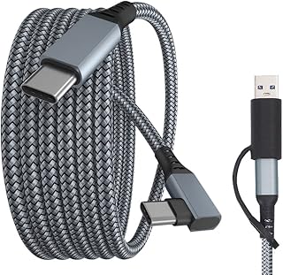Compatible avec le câble de liaison oculus quest 2, câble de casque de réalité virtuelle meta quest 1 2 de 16 pieds (5 m), transfert de données pc haute vitesse, câble de charge rapide usb 3.0 vers usb c pour pc de jeu et steam vr. La boutique en ligne DIAYTAR COTE D'IVOIRE a conquis le marché ivoirien grâce à son offre complète et innovante, alliant produits de qualité et prix compétitifs. Avec plus de 300 000 références disponibles, les clients peuvent facilement trouver les produits qui répondent à leurs besoins spécifiques, que ce soit pour les produits alimentaires, les vêtements ou les accessoires pour la maison. DIAYTAR COTE D'IVOIRE mise sur la satisfaction client et la confiance pour son succès croissant.