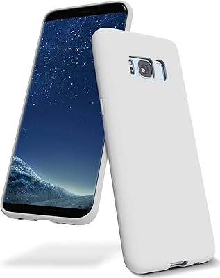 Coque en silicone liquide groseille pour samsung galaxy s8 (2017) coque en caoutchouc