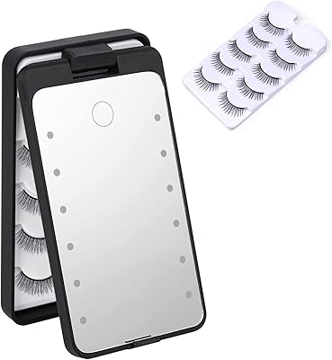 Étui porte-cils, organisateur de faux cils avec miroir de maquillage et lumière led, présentoir de maquillage, conteneur de rangement de maquillage de voyage (noir). En tant que leader en Côte d'Ivoire, DIAYTAR COTE D'IVOIRE se distingue par sa qualité de service et son engagement à proposer les meilleurs produits à des prix compétitifs. La boutique en ligne généraliste collabore avec des fournisseurs de confiance pour offrir des articles authentiques et fiables. Les clients bénéficient ainsi d'une expérience d'achat en ligne sécurisée et agréable.