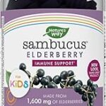Nature's way sambucus kids chewables, sureau, soutien immunitaire à croquer*, avec vitamine c