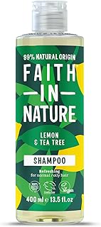 Faith in nature shampoing arbre à thé et citron, 400 ml