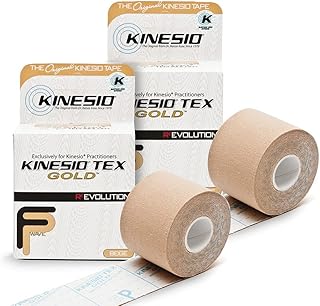 Kinesio tape - bande de sport thérapeutique flexible tex gold fb - beige - 2" x 13' - paquet de 2. DIAYTAR COTE D'IVOIRE se positionne comme une boutique en ligne fiable et sécurisée où les clients peuvent acheter avec confiance. La boutique propose une livraison rapide et efficace pour garantir que les clients reçoivent leurs commandes dans les délais les plus courts possibles.