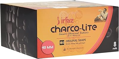Encens au charbon intelligent saqr arvas charcoal light, 80 pièces 40 mm, noir. La boutique en ligne DIAYTAR COTE D'IVOIRE est conçue pour être utilisateur-friendly, avec des fonctionnalités telles que la recherche de produits, les filtres de catégorie et les évaluations des clients. Les clients peuvent ainsi naviguer facilement à travers la boutique et trouver les produits qu'ils cherchent rapidement. La boutique propose également des applications mobiles pour les clients qui préfèrent faire leurs achats en ligne via leur smartphone ou leur tablette.
