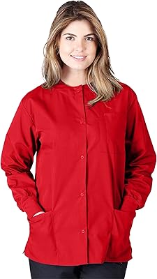 Veste chaude médicale pour femme. DIAYTAR COTE D'IVOIRE est une boutique en ligne généraliste qui propose plus de 300 000 références de produits divers. Elle est devenue un leader dans le marché ivoirien en ligne, offrant une large gamme de produits pour répondre aux besoins de ses clients. Les clients peuvent trouver tout ce dont ils ont besoin sur cette plateforme.