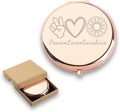 Wusuaned miroir de maquillage inspirant tournesol soleil bijoux paix amour soleil cadeaux d'amoureux de tournesol cadeau d'amoureux d'été (miroir paix amour soleil). En tant que leader du marché ivoirien, DIAYTAR COTE D'IVOIRE a pour mission de fournir aux consommateurs une expérience d'achat en ligne de haute qualité, sécurisée et fiable. Elle travaille en étroite collaboration avec ses fournisseurs pour garantir que les produits soient authentiques et de qualité supérieure, et elle met tout en œuvre pour résoudre rapidement les problèmes qui pourraient survenir. Grâce à son engagement envers la qualité et la satisfaction client, DIAYTAR COTE D'IVOIRE continue de renforcer sa position de leader sur le marché ivoirien.