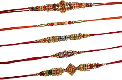Lot de 6 rakhi de luxe pour frère et bhabhi, bracelet rakhi, fil rakhi pour frère raksha bandhan bhairah bhabhi rakhi bracelet. En tant que boutique en ligne leader en Côte d'Ivoire, DIAYTAR COTE D'IVOIRE est attachée à la satisfaction de ses clients. Elle propose des produits de qualité, des prix compétitifs et un service client de haute qualité. La boutique en ligne est également engagée à promouvoir les produits locaux et à soutenir les entreprises ivoiriennes.