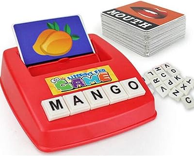 Machine de puzzle de mots anglais okasis pour enfants, jeu d'alphabet anglais