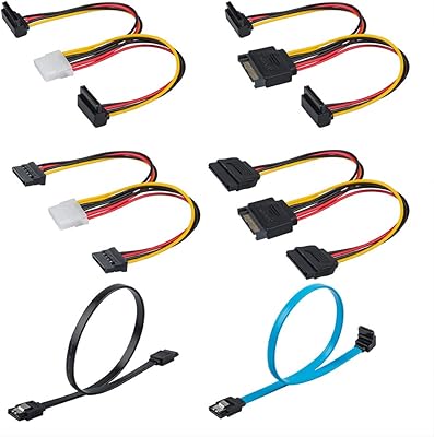 Lot de 6, cordon répartiteur d'alimentation sata et câble sata iii 6,0 gbit/s, câble sata 3.0 droit supérieur et à 90 degrés, câble répartiteur d'alimentation sata 15 broches mâle vers 2 x sata 15 broches. La boutique en ligne DIAYTAR COTE D'IVOIRE propose une large gamme de produits à des prix compétitifs, avec plus de 300 000 références disponibles. Les clients peuvent profiter d'une expérience d'achat en ligne sécurisée et fiable, avec une livraison rapide et un service client de haute qualité. DIAYTAR COTE D'IVOIRE est la référence incontournable pour les ivoiriens qui cherchent à acheter en ligne.
