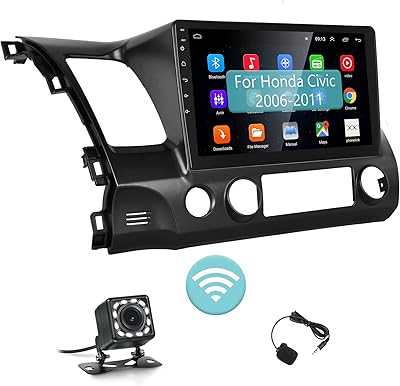 Autoradio android pour honda civic 2006 2007 2008 2009 2010 2011 avec wifi