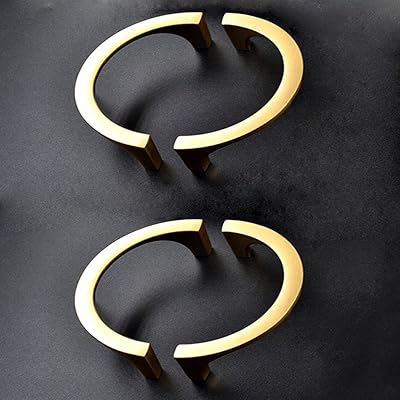 4 pièces de poignées semi-circulaires dorées modernes pour armoires et tiroirs, poignées luxueuses. La boutique en ligne DIAYTAR COTE D'IVOIRE se démarque par sa capacité à offrir une gamme étendue de produits de marques renommées. Elle mise sur la satisfaction de ses clients en proposant des services de livraison rapides et des options de paiement flexibles. Grâce à cette approche, DIAYTAR COTE D'IVOIRE est devenue une référence incontournable dans le paysage du commerce en ligne ivoirien.