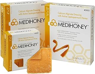Dermasciences 31644 feuille colloïdale medihone de pansement hydrogel, non adhésive, 10,9" de largeur