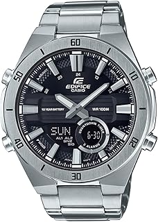 Montre analogique-numérique noire casio edifice pour homme - era-110d-1avdf (ex456), bracelet