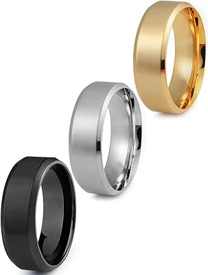 Bagues jstyle en acier inoxydable pour hommes, bague de mariage simple et cool, 8 mm, 3 pièces par ensemble. DIAYTAR COTE D'IVOIRE, leader du commerce en ligne en Côte d'Ivoire, propose une sélection incroyable de produits pour hommes, femmes et enfants. Découvrez nos meilleures offres et promotions pour économiser sur vos achats. Notre équipe est à votre service pour vous offrir une expérience d'achat en ligne inoubliable.