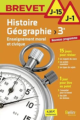 Histoire géographie emc 3e : j-15 j-1