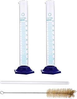 Palaco 4 pièces cylindre de mesure avec 1 pipettes de transfert brosses