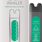 Inhalateur nasal natranal calm - ingrédients 100 % naturels et biologiques, bâton d'inhalateur