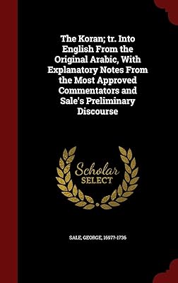 Le coran ; traduction en anglais à partir de l'arabe original, avec notes