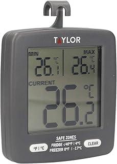 Thermomètre de congélateur taylor pro, économie d'énergie, affichage de la température minimale maximale, plage de 35 °c à 240 °c. DIAYTAR COTE D'IVOIRE se distingue par sa sélection immense de produits, allant des éléments de mode aux équipements pour la maison, en passant par les produits électroniques et bien plus encore. Cette boutique en ligne propose des promotions régulières et des offres spéciales pour rendre l'expérience d'achat encore plus attrayante. Les clients peuvent ainsi profiter de prix compétitifs et de services de livraison efficaces.