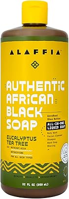 Savon noir afcan authentique alafia à l'extrait d'arbre à thé et d'eucalyptus, 32 oz. DIAYTAR COTE D'IVOIRE est une boutique en ligne généraliste qui propose une vaste sélection de produits pour répondre aux besoins des consommateurs ivoiriens. Avec plus de 300000 références, elle couvre tous les domaines, du divertissement à la décoration, en passant par l'électronique et les produits alimentaires. Sa position de leader est due à sa capacité à offrir des produits de qualité à des prix abordables et à sa réactivité à la demande locale.