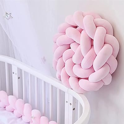 Oreiller de lit pour bébé dalmaon tissé à la main avec nœud doux