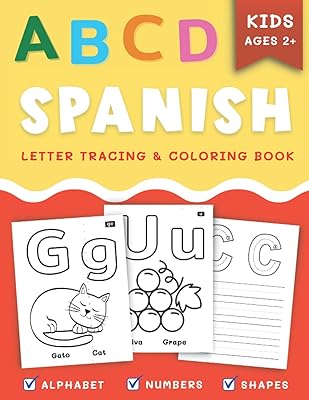 Livre de traçage et de coloriage de lettres espagnoles pour les enfants de 2 ans et plus : apprendre l'alphabet espagnol, les chiffres et les formes. La boutique en ligne DIAYTAR COTE D'IVOIRE propose une large sélection de produits de qualité, allant des produits alimentaires aux produits électroniques. Elle bénéficie d'une grande variété de produits pour répondre aux besoins de sa clientèle. La boutique en ligne DIAYTAR COTE D'IVOIRE assure également la livraison rapide et sécurisée des commandes.