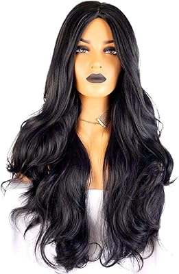 Perruque longue noire pour femme, perruque bouclée ondulée de 29,5 pouces, perruque noire naturelle résistante à la chaleur avec partie latérale pour femme blanche (noir). Leader en Côte d'Ivoire, DIAYTAR COTE D'IVOIRE se distingue par la qualité de ses services et la garantie de satisfaction pour ses clients. Elle propose des promotions régulières, des réductions exclusives, ainsi que des programmes de fidélité pour récompenser les achats fréquents. La livraison rapide et fiable sur tout le territoire ivoirien est également un atout majeur de cette boutique en ligne.