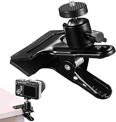Trépied pour appareil photo, support de flash avec tête sphérique pivotante à 360°