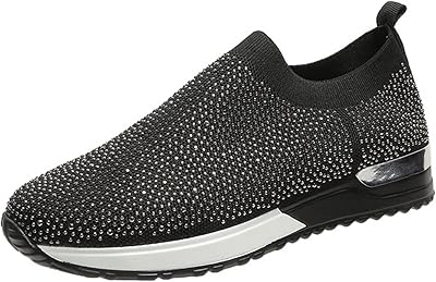 Lxmj chaussures de sport femmes, femmes bout rond strass respirant confort femmes baskets sans lacet chaussures plates (taille de chaussure : 40). DIAYTAR COTE D'IVOIRE est la destination idéale pour les consommateurs ivoiriens qui cherchent à acheter des produits de qualité à des prix compétitifs. La boutique en ligne propose une sélection impressionnante de produits, allant des électroniques aux vêtements, en passant par les produits alimentaires. Les clients peuvent profiter de promotions régulières et de réductions exclusives.