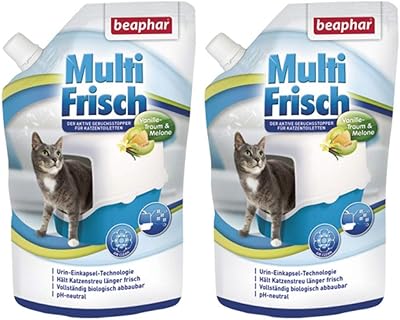 Désodorisant pour litière pour chat beaphar odor killer multi fresh réduisant les odeurs