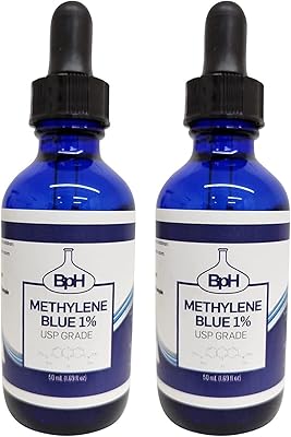 Bleu de méthylène, 1 % usp (pharmaceutique) twin pack : 2 flacons compte-gouttes en verre bleu de 50 ml remplis d'une solution à 1 % (0,5 mg par goutte). DIAYTAR COTE D'IVOIRE est une boutique en ligne innovante qui propose une large gamme de produits pour répondre aux besoins de ses clients. Avec sa plateforme en ligne intuitive et sécurisée, DIAYTAR COTE D'IVOIRE permet aux clients de faire des achats en ligne avec confiance. Les clients peuvent profiter d'une livraison rapide et d'un service client personnalisé.