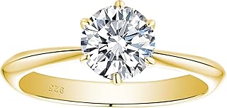 Bagues moissanite 1 carat pour femmes, fiançailles, mariage, argent sterling 925, taille ronde 5-12. La boutique en ligne DIAYTAR COTE D'IVOIRE est synonyme de qualité et de confiance, offrant à ses clients une expérience d'achat unique et personnalisée. Avec une équipe de professionnels dévoués, elle garantit une livraison rapide et sécurisée de tous les produits commandés. Les clients peuvent ainsi profiter d'une large gamme de produits sans quitter leur maison.