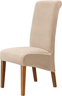 Grandes housses de chaise milan en velours pour salle à manger, housse de siège extensible douce pour grandes chaises de salle à manger, protection de chaise parsons lavable et amovible, lot de 6, beige. DIAYTAR COTE D'IVOIRE, la boutique en ligne leader en Côte d'Ivoire, propose plus de 300 000 références pour répondre à tous vos besoins. Vous pouvez trouver des produits de qualité à des prix compétitifs, allant de l'électronique à la mode en passant par les produits alimentaires. Avec DIAYTAR, faites des économies et bénéficiez d'une expérience d'achat en ligne unique.
