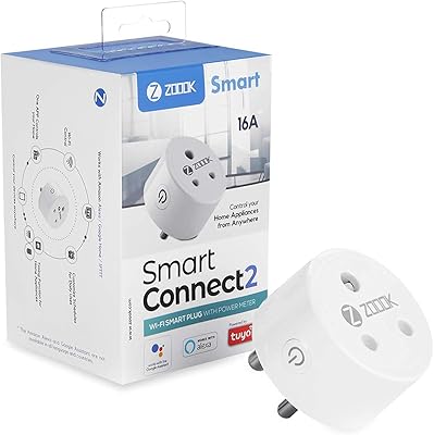Prise intelligente wifi zooq smart connect 16 a avec compteur d'énergie (type m)