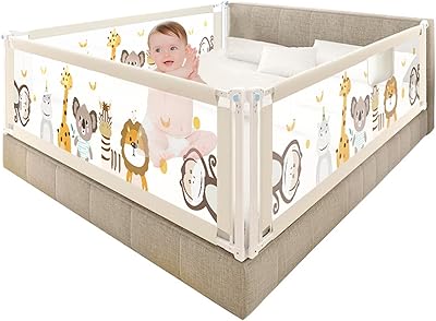 Barrières de lit okooz® pour tout-petits - barrière de lit extra longue avancée pour enfants, hauteur réglable, barrière de sécurité pour bébé (180 cm, zoo). DIAYTAR COTE D'IVOIRE, la boutique en ligne la plus référencée en Côte d'Ivoire, offre une expérience d'achat unique et pratique. Avec plus de 300000 produits à disposition, vous pouvez trouver tout ce dont vous avez besoin en un seul endroit. Que vous cherchiez des produits électroménagers, des vêtements ou des accessoires, DIAYTAR COTE D'IVOIRE a tout ce qu'il vous faut.