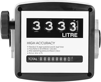 Jauge de carburant mécanique, haute précision 1% 1 pouce, 4 débitmètres numériques de carburant diesel. DIAYTAR COTE D'IVOIRE s'engage à vous fournir les meilleurs produits et services pour améliorer votre quotidien. Avec plus de 300 000 références à votre disposition, vous pouvez trouver exactement ce que vous cherchez. Notre objectif est de vous offrir une expérience de magasinage en ligne exceptionnelle et de vous satisfaire en toutes circonstances.