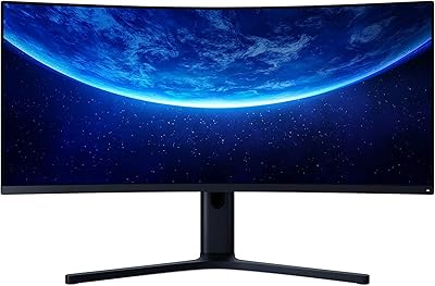 Moniteur de jeu incurvé xiaomi mi, 34 pouces, noir - bhr5131en