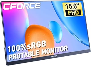 Moniteur pour ordinateur portable portable c-force 15,6 pouces fhd 1080p usb c hdmi