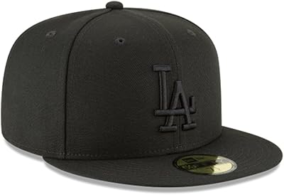 Chapeau new era los angeles dodgers 59 fifty adulte noir noir