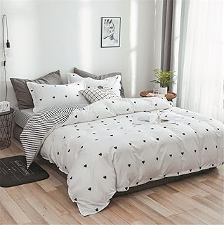 Golden home parure de lit 6 pièces en coton super doux, comprenant 1