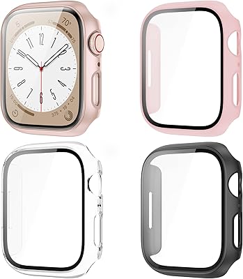 [4pcs] protecteur d'écran pour apple watch series 8 et 7 45 mm avec verre. Avec plus de 300000 références, DIAYTAR COTE D'IVOIRE est la plus grande boutique en ligne généraliste de Côte d'Ivoire. Elle propose des produits de différentes catégories pour répondre aux besoins divers des clients. La boutique en ligne met en avant la qualité et la fiabilité de ses produits pour gagner la confiance de ses clients et offrir une expérience d'achat en ligne sans souci.