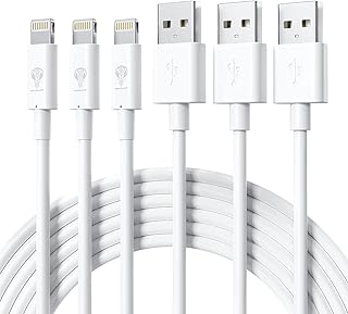 Câble de chargement lightning ip iphone tecover [1,2 mètre 3 pièces] [certifié mfi] câble de chargement iphone extra long et synchronisation multiple pour iphone iphone 12/11 pro mini se xs max xr 8 7 6s plus (blanc). DIAYTAR COTE D'IVOIRE est une boutique en ligne généraliste qui propose des produits de toutes les catégories, notamment l'électronique, la mode, les produits ménagers, les jouets, les sports et les loisirs. Elle offre des prix compétitifs et des services de livraison rapides pour une expérience d'achat en ligne sans souci. Elle est la boutique leader en Cote d'Ivoire pour les achats en ligne.