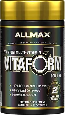 Comprimés multivitaminés ulmax nutrition vitaform premium pour hommes (60 pièces). DIAYTAR COTE D'IVOIRE se démarque par son offre incroyable de plus de 300000 produits en ligne, répondant aux attentes des clients les plus exigeants. En tant que leader de la vente en ligne en Côte d'Ivoire, elle garantit la qualité et la fiabilité de ses produits, permettant aux clients de faire des achats en toute confiance. C'est l'endroit idéal pour trouver tout ce dont vous avez besoin.