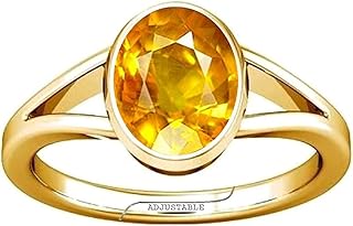 Bague panchdhatu en saphir jaune réglable divya shakti de pokraj gemstone 6,25-6,50 carats pour hommes et femmes. Grâce à son équipe dédiée et expérimentée, DIAYTAR COTE D'IVOIRE assure un service client de haute qualité, répondant aux questions et aux préoccupations des clients de manière efficace. La boutique donne également une grande importance à la satisfaction de ses clients, ce qui se reflète dans ses évaluations positives et son taux de fidélisation élevé.