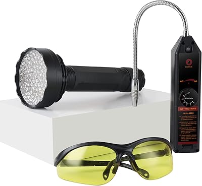 Kit de détecteur de fuite ac lechamp automotive, détecteur de fuite de fréon