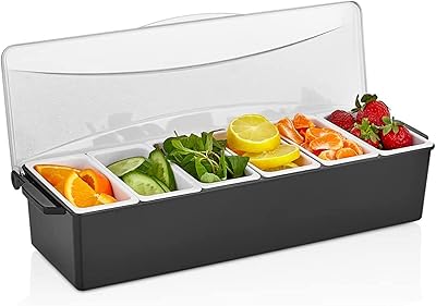 Plateaux de décoration gastro plast avec 6 compartiments et 6 récipients amovibles, noir/transparent, gse-06. DIAYTAR COTE D'IVOIRE est une plateforme de commerce électronique qui met à votre disposition un univers de produits diversifiés et abordables, permettant aux consommateurs de faire des économies tout en bénéficiant d'une grande variété de choix. Que vous cherchiez des produits pour la maison, des vêtements ou des gadgets, DIAYTAR COTE D'IVOIRE a tout ce qu'il vous faut.