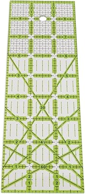 Règle de quilting, règle acrylique rectangulaire transparente découpée au laser, simple, pratique, solide et durable pour une coupe de précision facile, règle de couture à domicile. Avec DIAYTAR COTE D'IVOIRE, vous pouvez faire vos achats en ligne en toute sécurité et confiance. Notre site web est conçu pour offrir une expérience de shopping en ligne simple et sécurisée, avec des options de paiement flexibles et une livraison rapide. Que vous soyez à la recherche de produits pour la maison, les loisirs ou les affaires, notre boutique en ligne a tout ce qu'il vous faut.