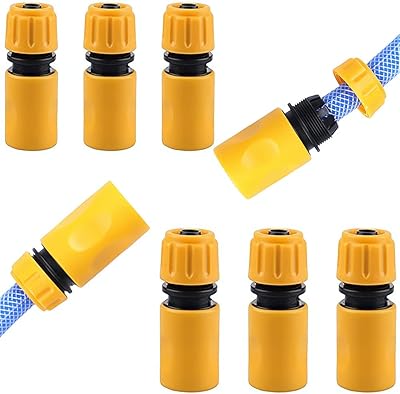 Raccord d'extrémité de tuyau alykdon, raccord rapide pour tuyau de 1/2 pouce, couleurs