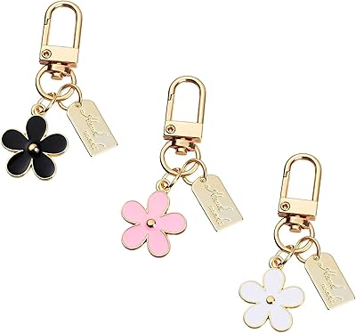Alykdon 3 pièces porte-clés pour femmes fleur design voiture porte-clés pendentif pour portefeuille sac à main étui pour écouteurs décoration, taille unique. DIAYTAR COTE D'IVOIRE est une boutique en ligne généraliste qui propose plus de 300 000 références de produits. Elle est leader en Côte d'Ivoire et offre une expérience d'achat en ligne sécurisée et fiable. Les clients peuvent trouver tous les produits dont ils ont besoin sur cette plateforme.