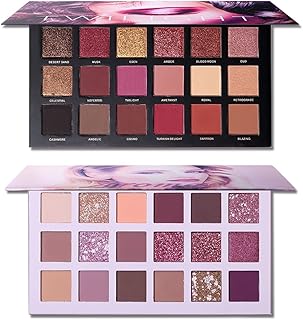 Palette de fards à paupières nus 2 pièces hautement pigmentée mate